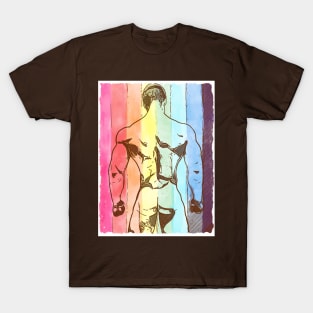 Rainbow Muscle T-Shirt